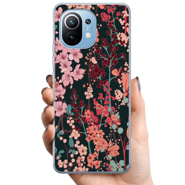 Xiaomi Mi 11 TPU Mobilskal Blommor