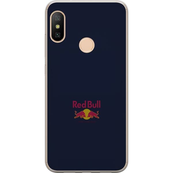 Kompatibelt Mobildeksel til Xiaomi Redmi 6 Pro Minimalistiskt cupdesign med energidriktema blå