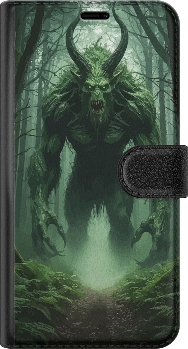 Kompatibel Tegnebogsetui til Apple iPhone SE (2020) Monster Skoven Fantasy Mystisk Væsen