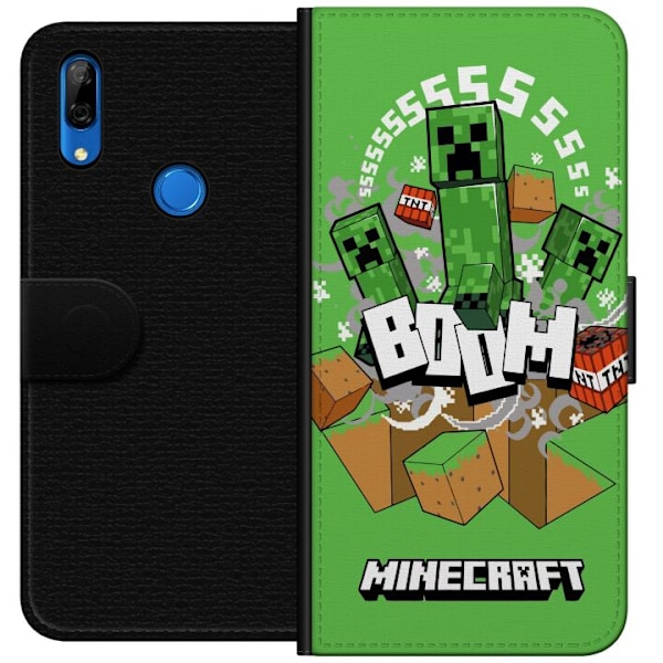 Huawei P Smart Z Tegnebogsetui Minecraft Boom