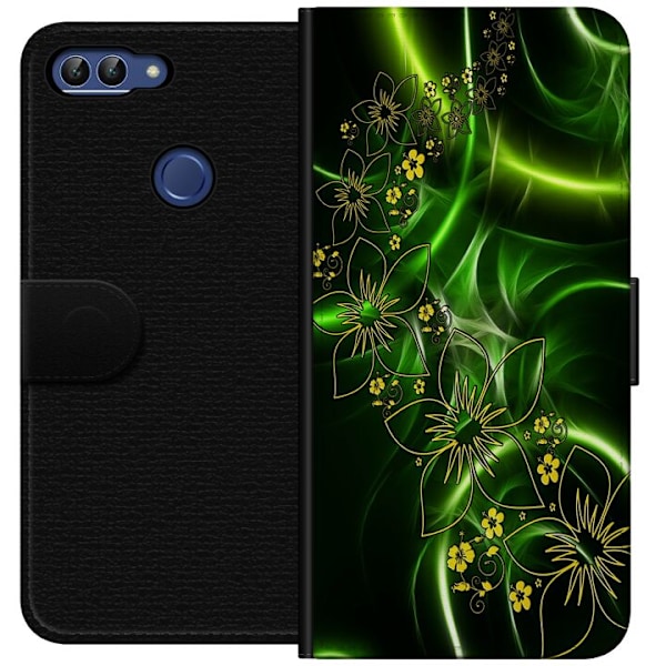Huawei P smart Tegnebogsetui Blomster