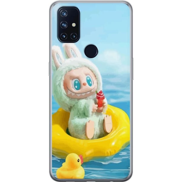 OnePlus Nord N10 5G Genomskinligt Skal Labubu Stripe Attack