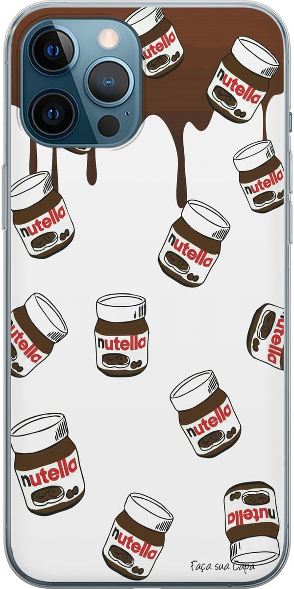 Kompatibel Mobilcover til Apple iPhone 12 Pro Max Nutella Kawaii Stil Sød Dessert