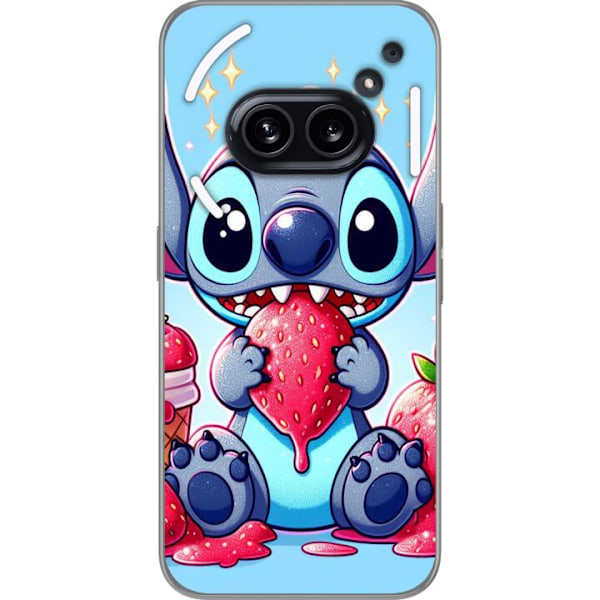 Nothing Phone (2a) Plus Genomskinligt Skal Strawberry Stitch