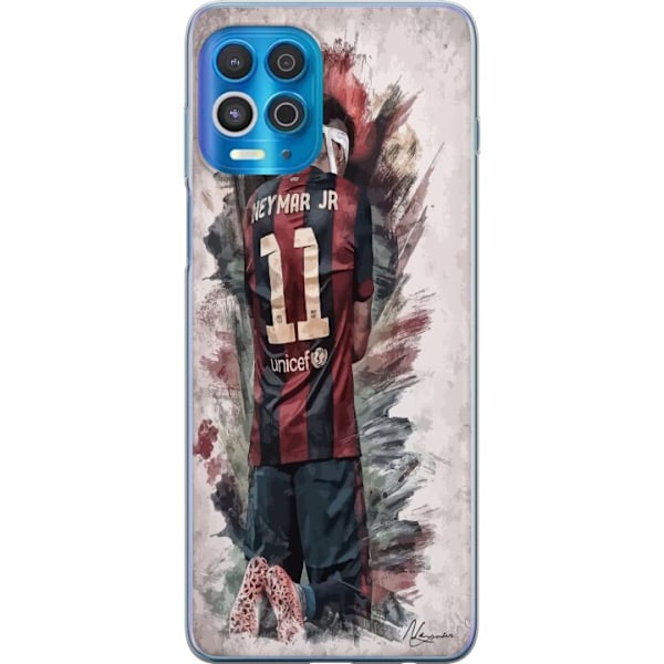 Motorola Edge S Läpinäkyvä kuori Neymar