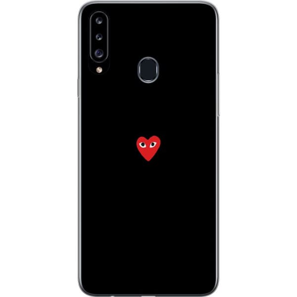 Kompatibelt Mobilskal till Samsung Galaxy A20s Heart