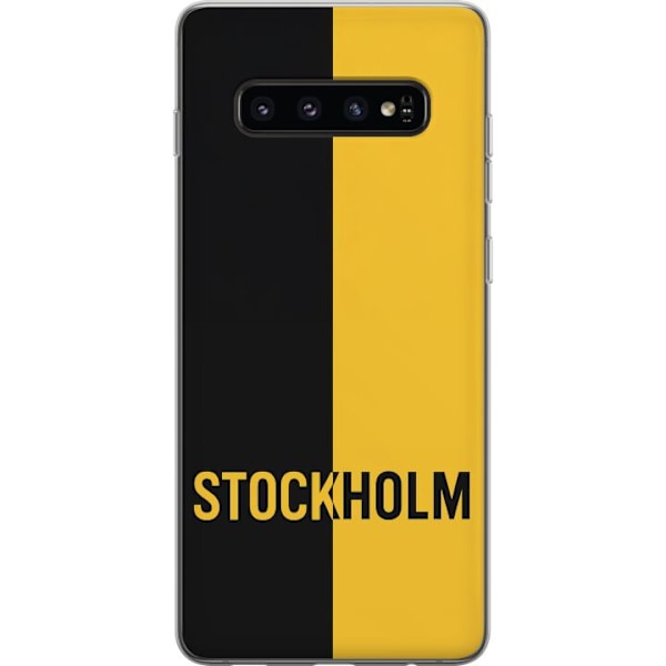 Samsung Galaxy S10 Genomskinligt Skal Stockholm – fotboll
