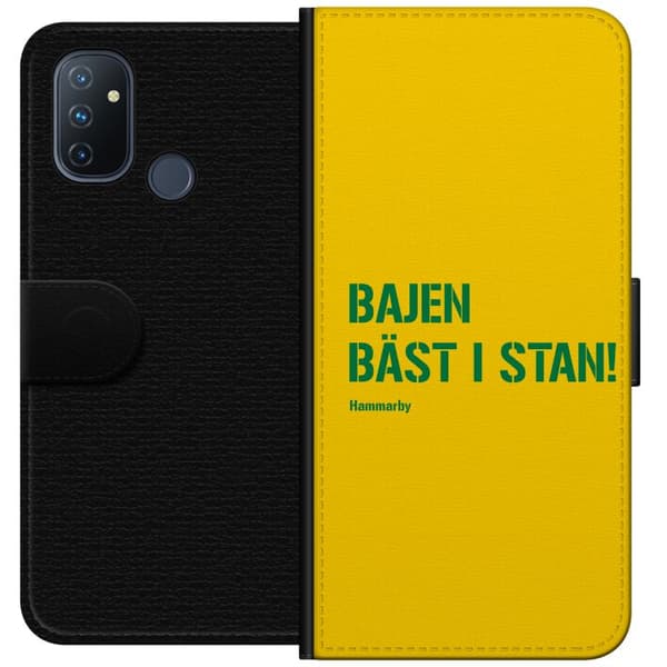 Kompatibel Tegnebogsetui til OnePlus Nord N100 Gul grön sporttext gul