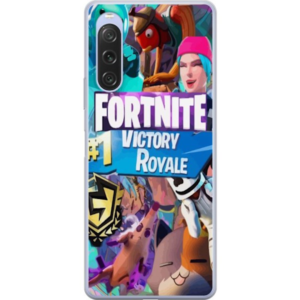 Sony Xperia 10 V Läpinäkyvä kuori Fortnite