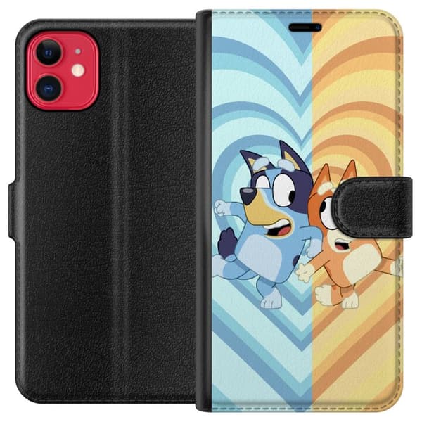 Kompatibel Tegnebogsetui til Apple iPhone 11 Bluey