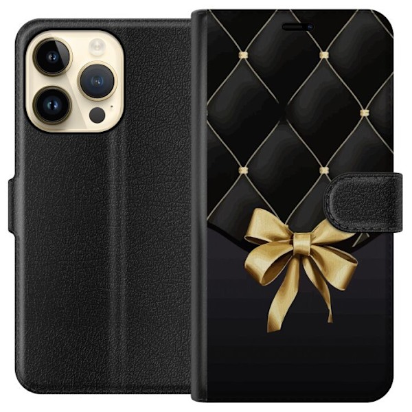 Apple iPhone 14 Pro Plånboksfodral Stilfull Rosett