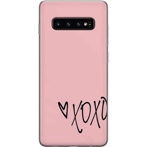 Samsung Galaxy S10 Gennemsigtig cover XOXOXO