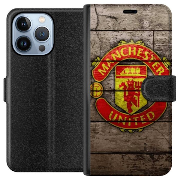 Apple iPhone 13 Pro Lompakkokotelo Manchester United FC