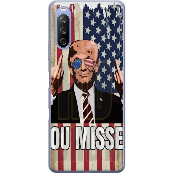 Sony Xperia 10 III Lite Gennemsigtig cover Trump