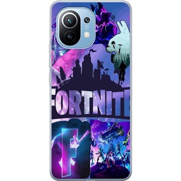 Xiaomi Mi 11 Läpinäkyvä kuori Fortnite