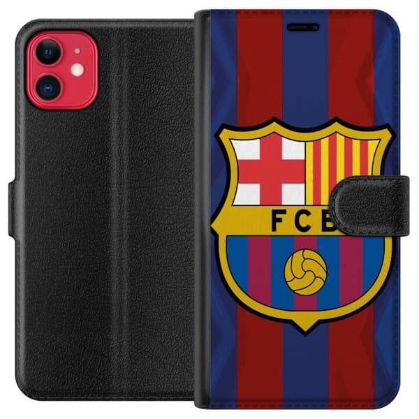 Kompatibel Tegnebogsetui til Apple iPhone 11 FCB Barcelona