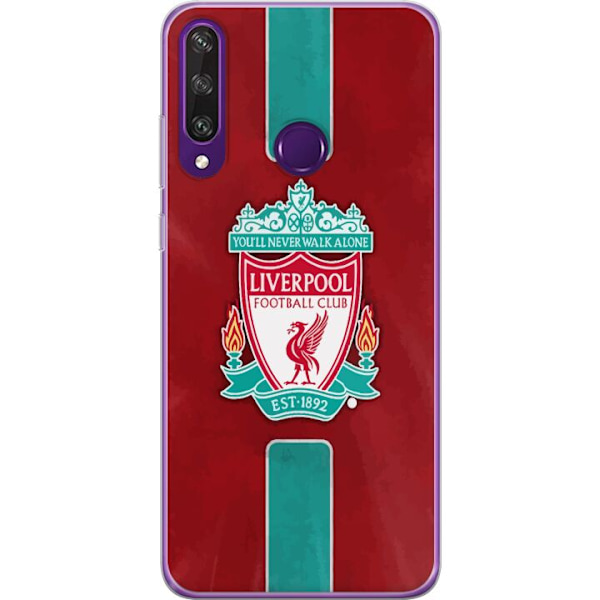 Huawei Y6p Genomskinligt Skal Liverpool FC – Klassisk Fotbol
