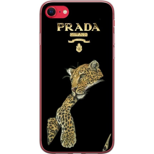 Apple iPhone SE (2020) Gennemsigtig cover Prada Leopard