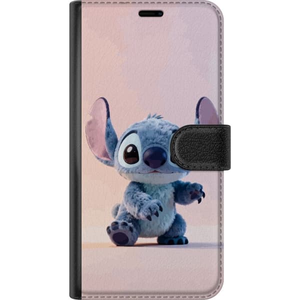 Kompatibel Tegnebogsetui til Apple iPhone 8 Plus Sød Stitch-karakter med store øjne og bløde pastelfarver på lys baggrund blå
