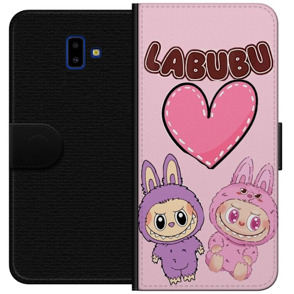 Samsung Galaxy J6+ Plånboksfodral Labubu Pink Monster