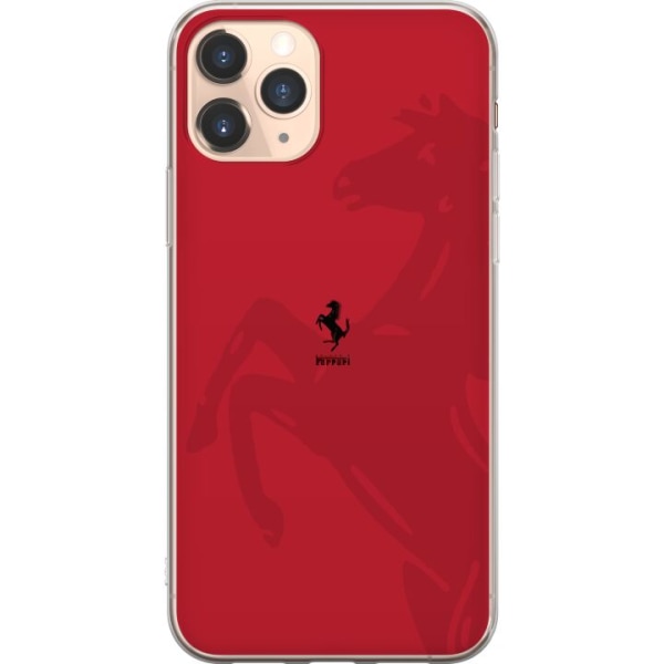 Apple iPhone 11 Pro Gennemsigtig cover Ferrari