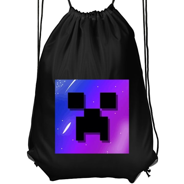 Gympapåse | Lätt Träningsväska för Vuxna Minecraft svart Vuxen