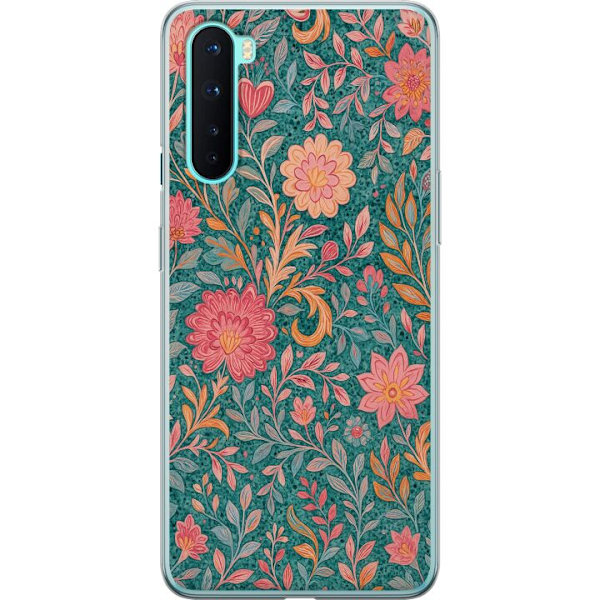 OnePlus Nord Gjennomsiktig deksel Floral Dream