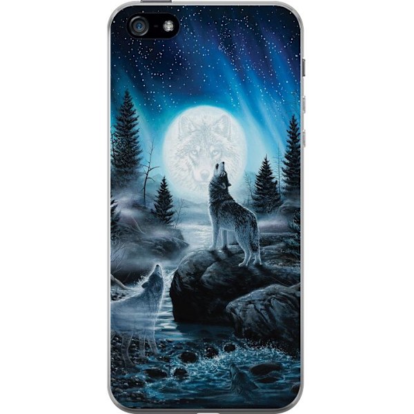 Kompatibelt Mobilskal till Apple iPhone 5 Wolf / Varg