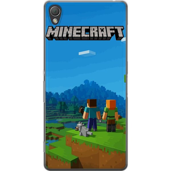 Sony Xperia Z3 Genomskinligt Skal Minecraft Key Art
