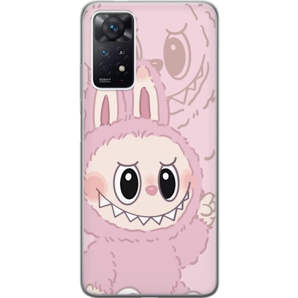Xiaomi Redmi Note 11 Pro Läpinäkyvä kuori Labubu Floral Fre