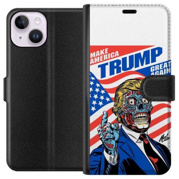 Apple iPhone 15 Plånboksfodral Trump