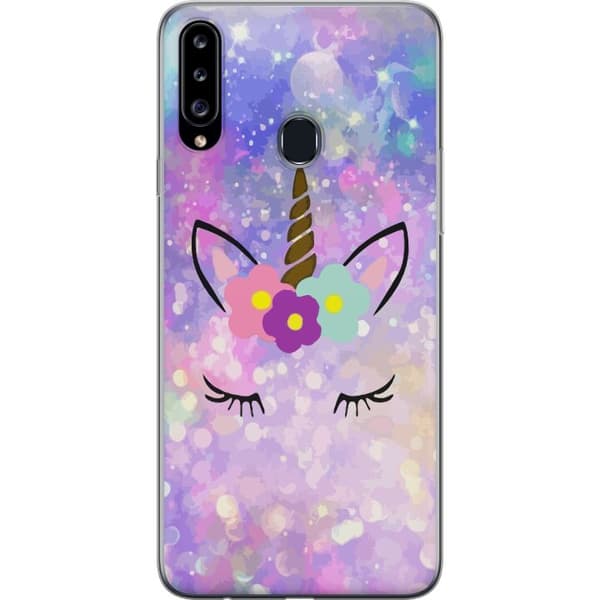 Kompatibelt Mobilskal till Samsung Galaxy A20s Enhörning