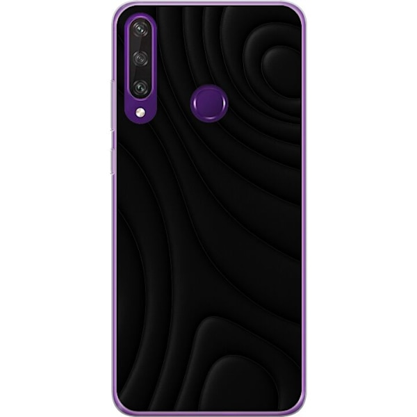 Huawei Y6p Läpinäkyvä kuori Tummat Aallot