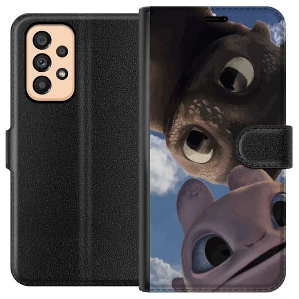Kompatibelt Lommeboketui til Samsung Galaxy A53 5G Søt drage bestevenner selfie