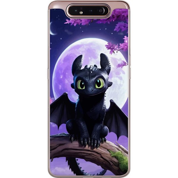 Samsung Galaxy A80 Genomskinligt Skal Draktränaren How to Train Your Dragon