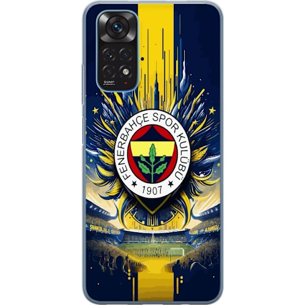 Xiaomi Redmi Note 11 Läpinäkyvä kuori Fenerbahçe SK