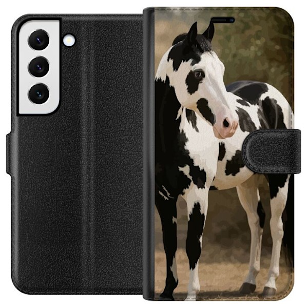Samsung Galaxy S22 5G Plånboksfodral Vacker Häst – elegant