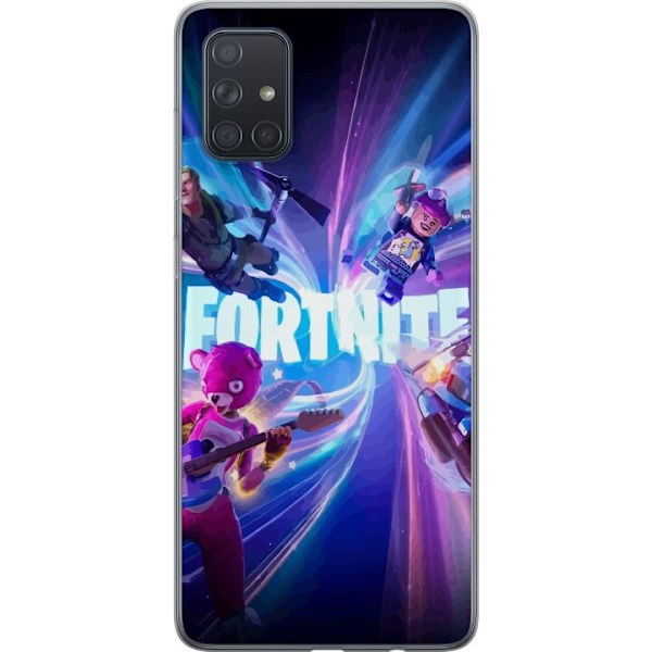 Samsung Galaxy A71 Gjennomsiktig deksel Fortnite