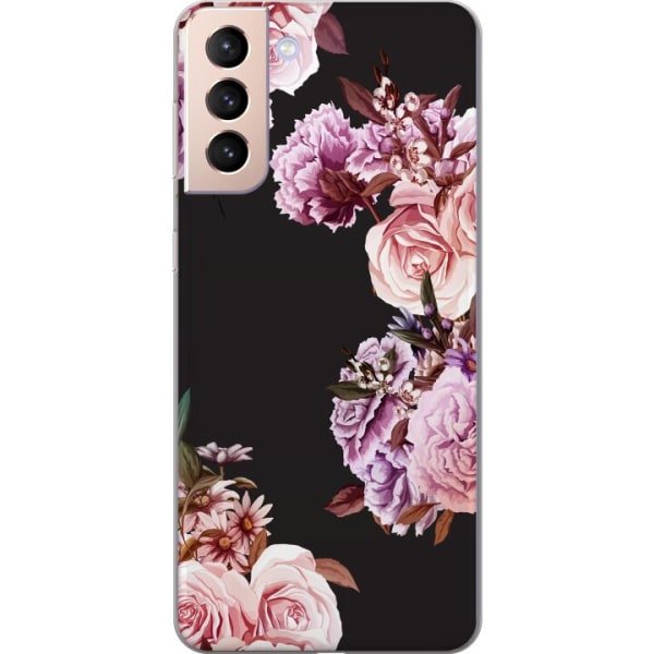 Samsung Galaxy S21 Cover / Mobilcover - Blomster