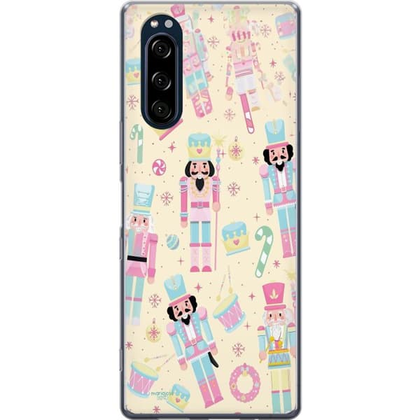 Kompatibelt Mobilskal till Sony Xperia 5 Jul rosa