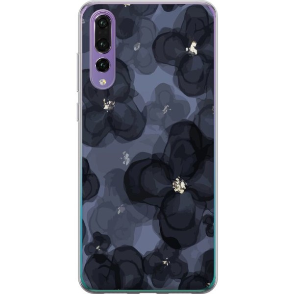 Huawei P20 Pro Genomskinligt Skal Blomsterfält