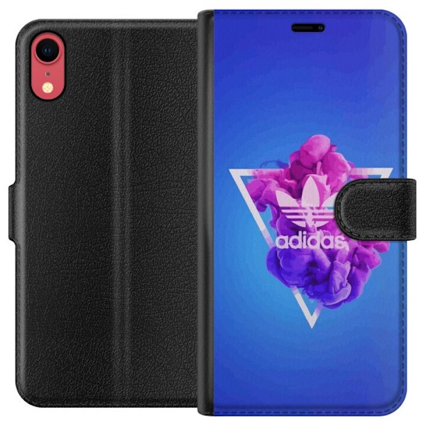 Apple iPhone XR Lommeboketui Adidas-inspirert blått design -