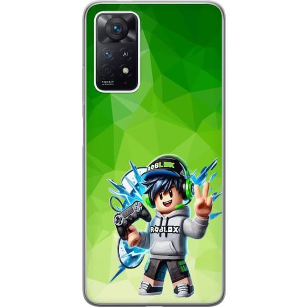 Kompatibelt Mobilskal till Xiaomi Redmi Note 11 Pro Spelande avatarfigur grön