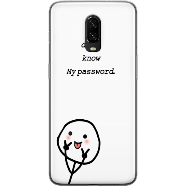 OnePlus 6T Läpinäkyvä kuori Et Tunne Salasanaani