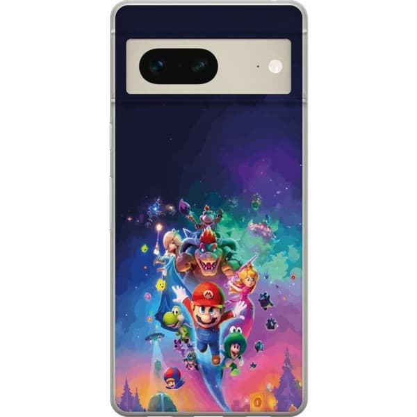 Kompatibelt Mobildeksel til Google Pixel 7 GSuper Mario flerfarget