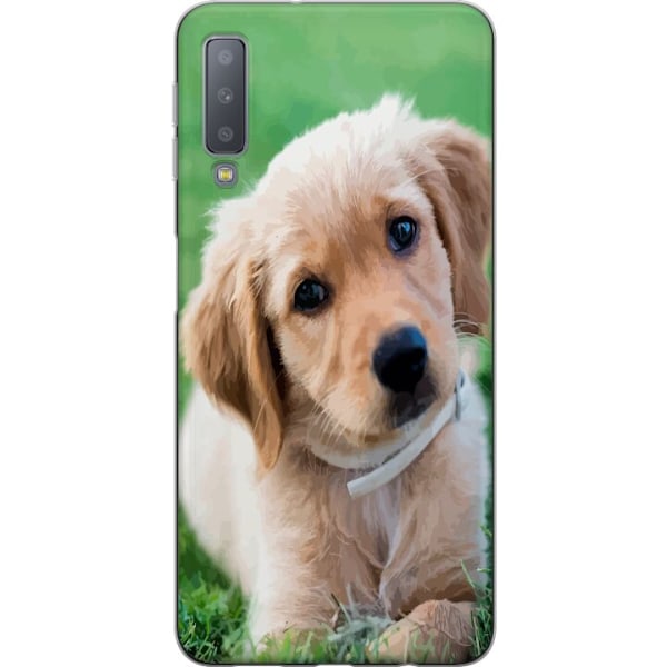 Samsung Galaxy A7 (2018) Gennemsigtig cover Hund