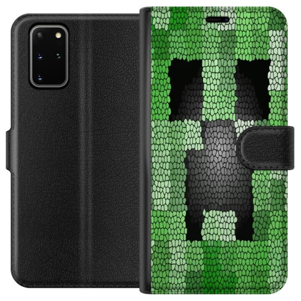 Samsung Galaxy S20+ Plånboksfodral Creeper / Minecraft
