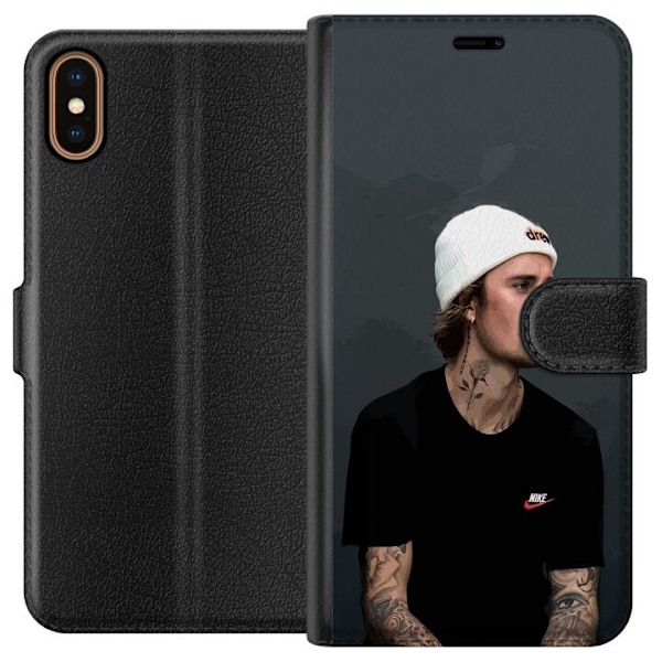 Apple iPhone X Tegnebogsetui Justin Bieber