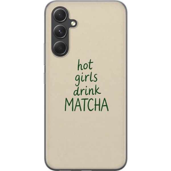 Kompatibel Mobilcover til Samsung Galaxy S24 Matcha-piger beige