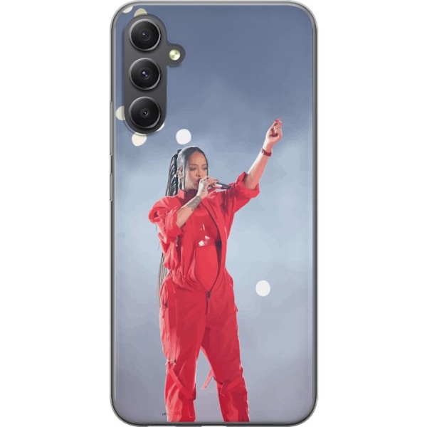 Samsung Galaxy A15 5G Läpinäkyvä kuori Rihanna – Trendsetting Looks & Style